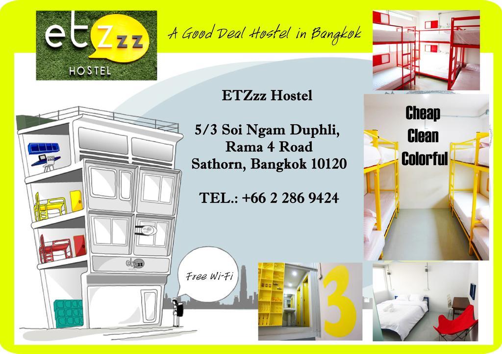 Jellybean Ezy Hostel Sathorn Bangkok Kültér fotó